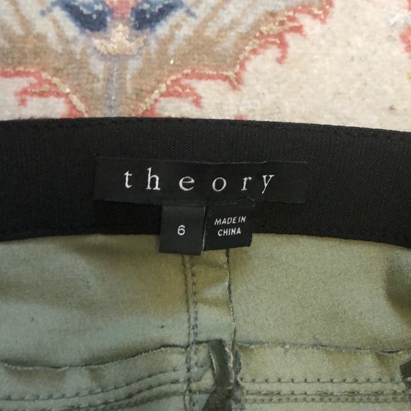 Theory Sueded Leather Leggings - Picture 5 of 10